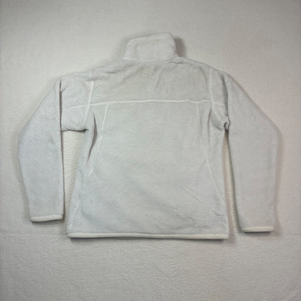 Patagonia Snap T Fleece Pullover Womens Med Jacket White Polartec Quarter Button - Picture 3 of 9